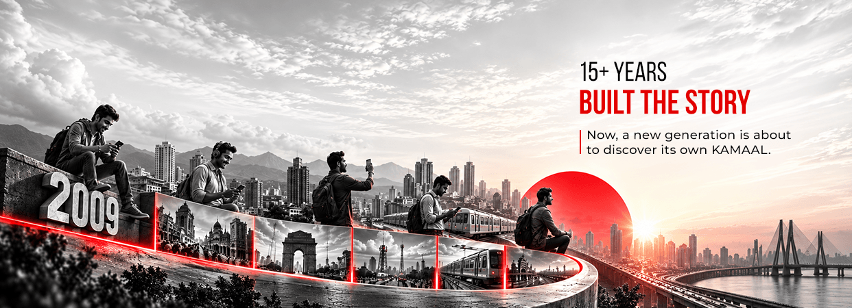 15+ years built the story. Now, a new generation is about to discover its own Kamaal. A timeline starting in 2009 across Indian landmarks.